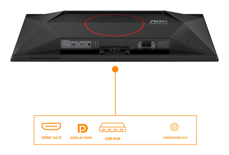 Ecran PC Gamer - AOC - 27'' - QHD - 240Hz - Dalle QD-OLED - 0,03ms - Q27G41ZDF