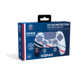 Coque de protection pour manette DualSense PS5 - KONIX Naruto Shippuden - Silicone - Appuie-pouces - Bleu, blanc et rouge