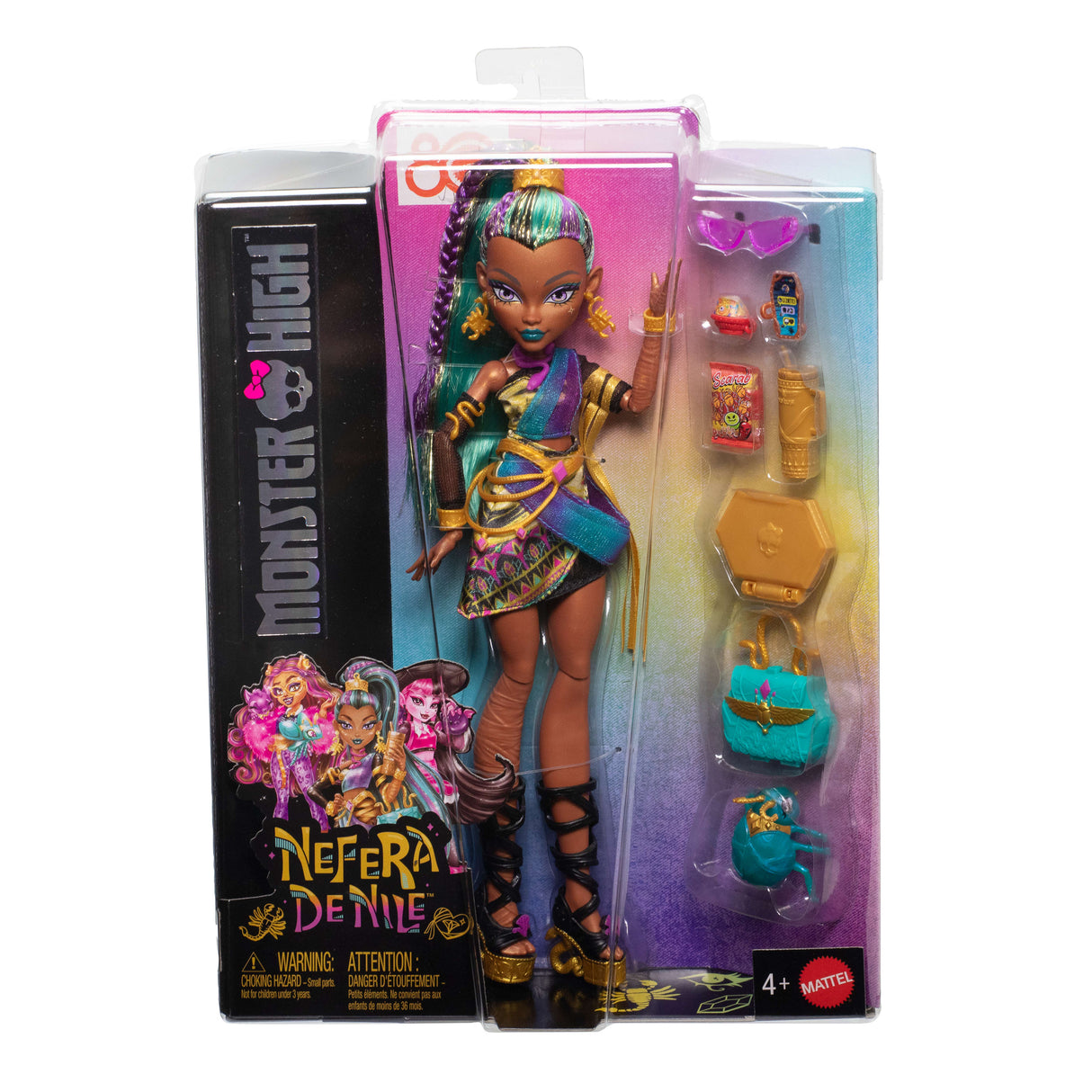 Monster High - Poupée Nefera De Nile - Avec Lavish et 7 accessoires - Monster High - JDR48