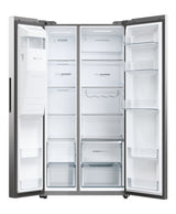 Réfrigérateur Américain - HAIER - HSW59F18EIMM - Classe E - 601 L - 36 dB - Platinium