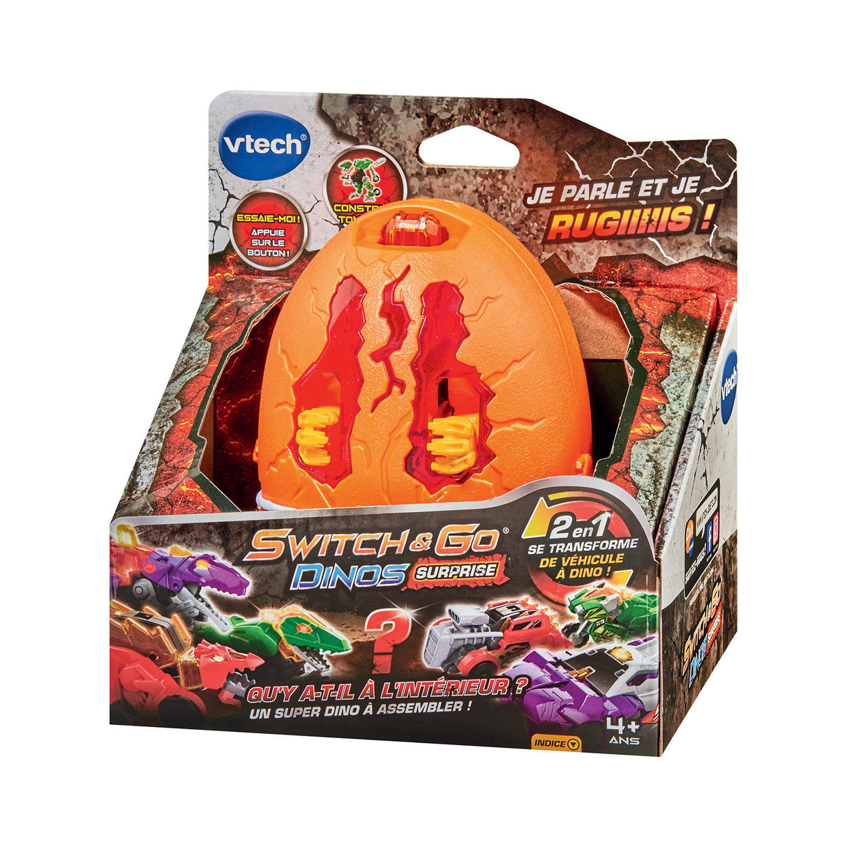 VTECH SWITCH & GO DINOS SURPRISE V2 (6 MODELES DIFFERENTS)