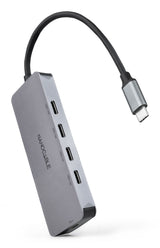Hub USB-C 3.2 Nanocable - 3 ports (Gris)
