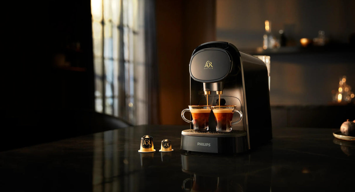 Cafetiere a capsules - PHILIPS - L'OR BARISTA - LM8012/00 - Original - Creme