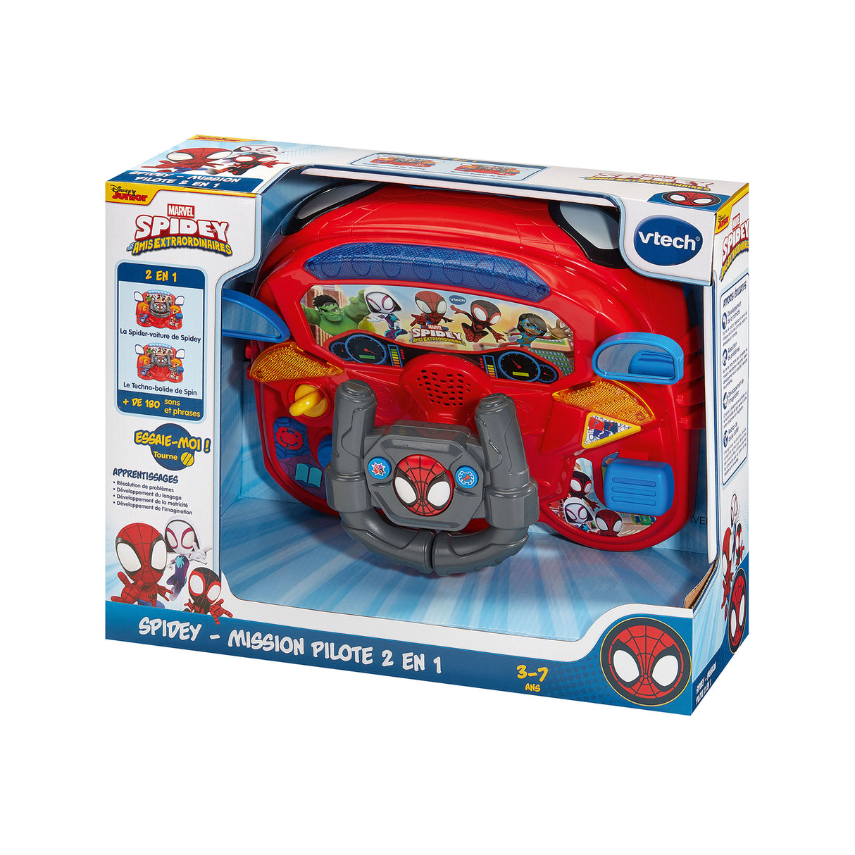 VTECH - SPIDEY - MISSION PILOTE 2 EN 1 - Multicolore