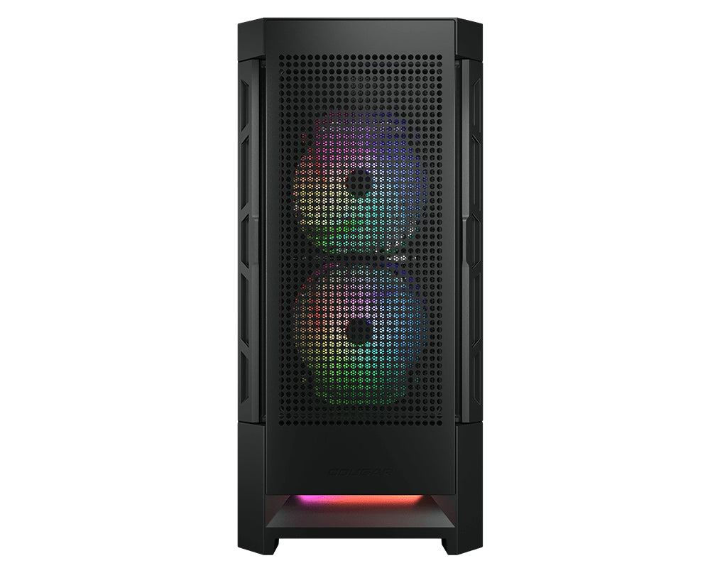 Boitier Moyen Tour ATX Cougar DuoFace RGB avec panneaux vitrés (Noir)