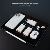 Chargeur secteur Nanocable  1x USB-C + USB-A  20W (Blanc)