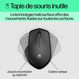 Souris sans fil HP Silent 280 (Noir)