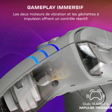 TURTLE BEACH Manette de jeu - Xbox Series X|S, Xbox One et PC - Afterglow Wave - RGB Filaire Gris