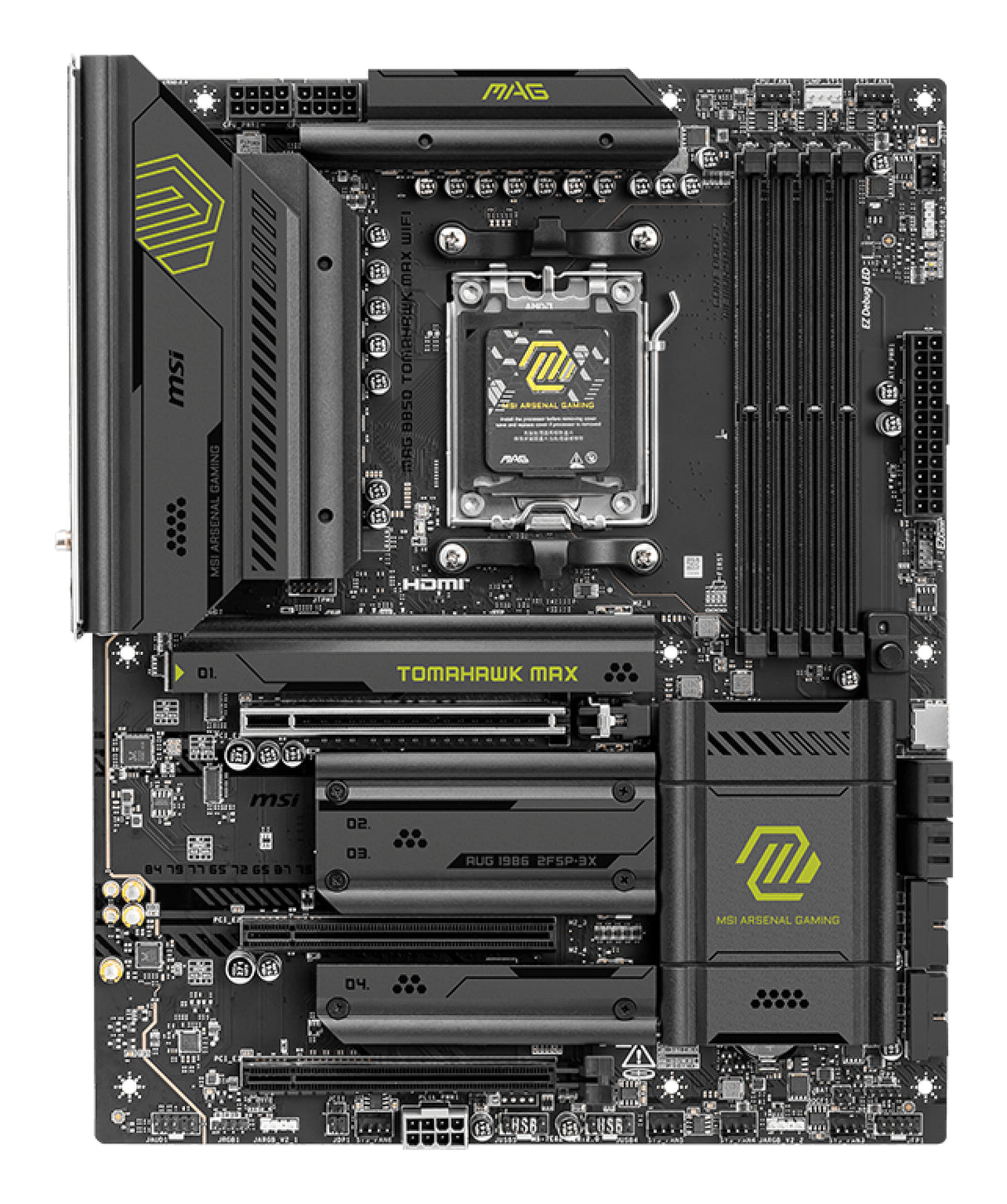 Carte mere - MSI - MAG B850 TOMAHAWK MAX WIFI - AM5 - DDR5 - ATX