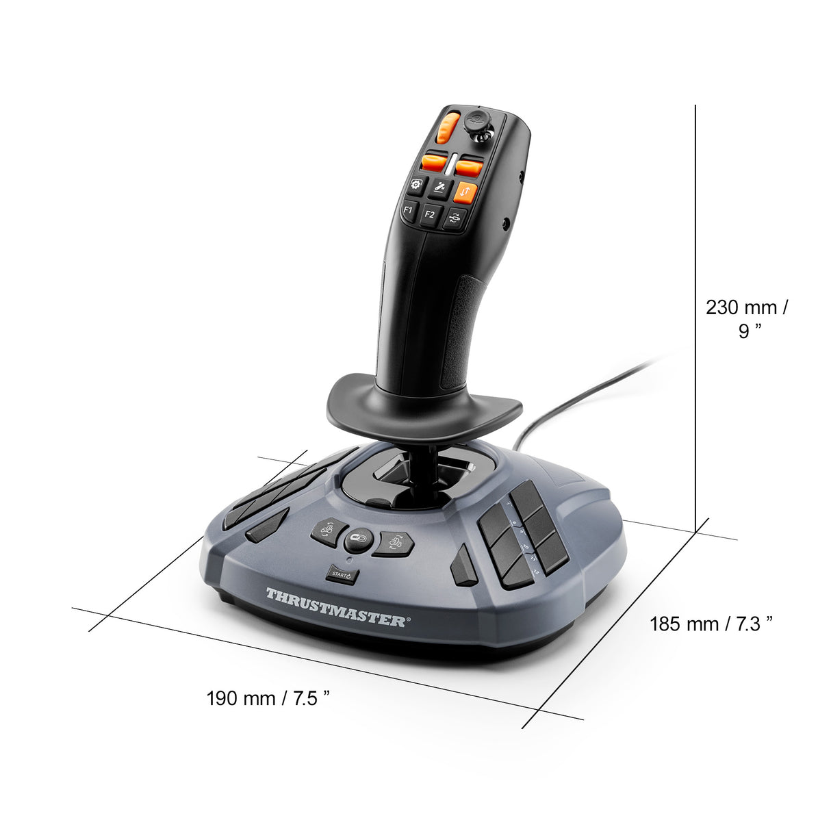 Joystick pour simulateur - THRUSMASTER - Joystick SimTask FarmStick - Noir - Farming et équipements lourds