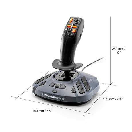 Joystick pour simulateur - THRUSMASTER - Joystick SimTask FarmStick - Noir - Farming et équipements lourds