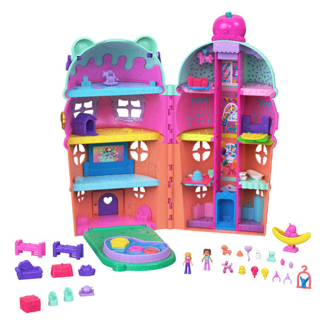 Polly Pocket - Coffret Maison Cornet de Glace - Avec figurines - Polly Pocket - JFT91