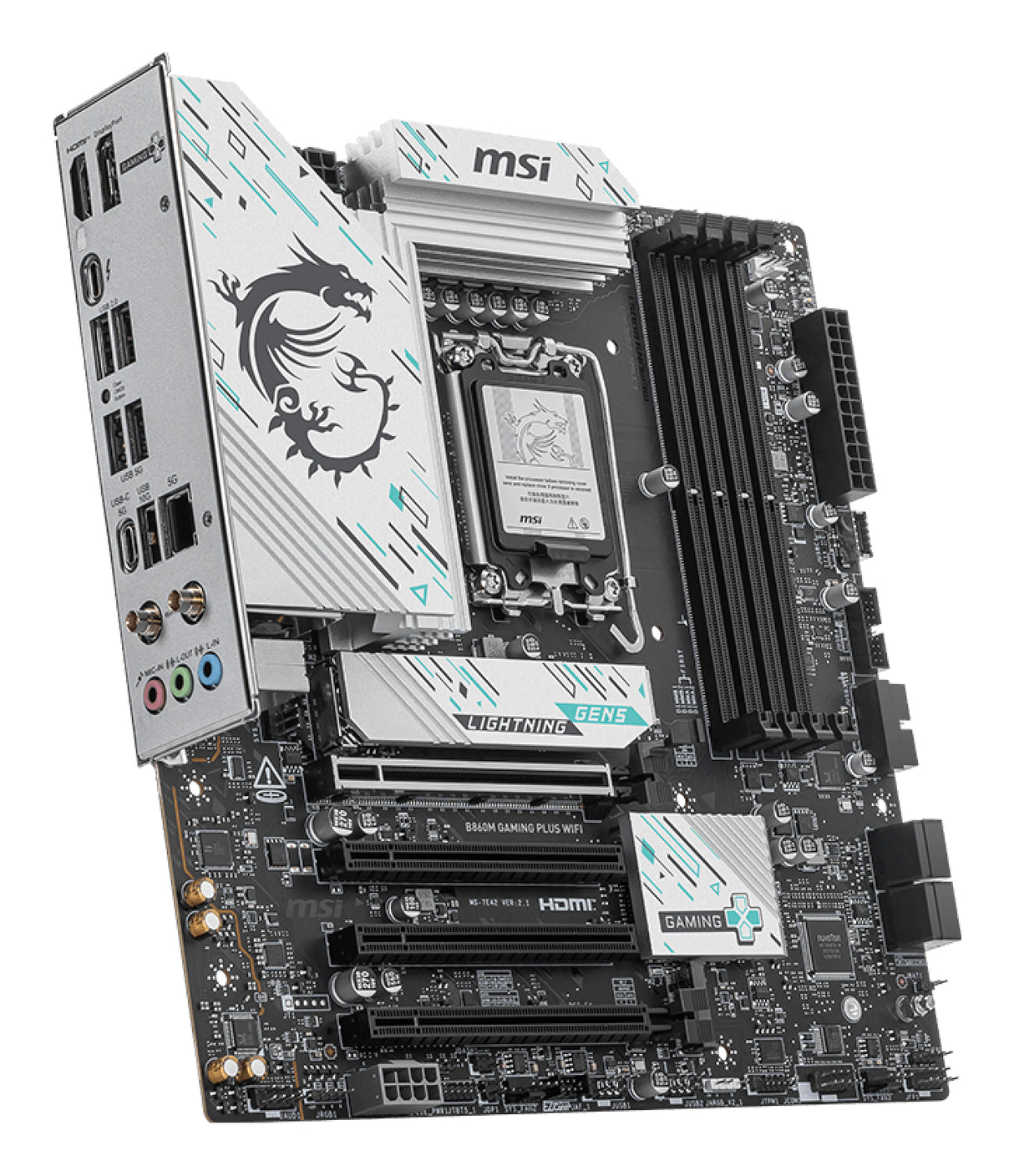 Carte mere - MSI - B860M GAMING PLUS WIFI l B860 LGA 1851 (Socket V1) micro ATX