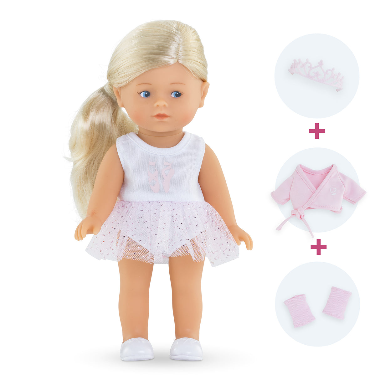 Coffret poupée - COROLLE - Mini Corolline Rosy Ballerine - 20 cm - Des 3 ans