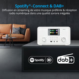 Radio Internet - MEDION - DAB - Bluetooth - 2x10W RMS - Blanc