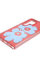 Coque pour Samsung Galaxy S25 Ultra Motif Floral Unikko Samsung Rouge