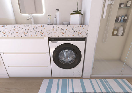 Lave-linge hublot CANDY CW50-BP12307U1-S - 5kg - 1200 tours/min - Classe A - Connecté - Blanc
