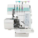 Surjeteuse - MEDION - SO 90 - 91W - Type d'aiguille 11, 14, 16 - 1200 tr/min - LED - Rose