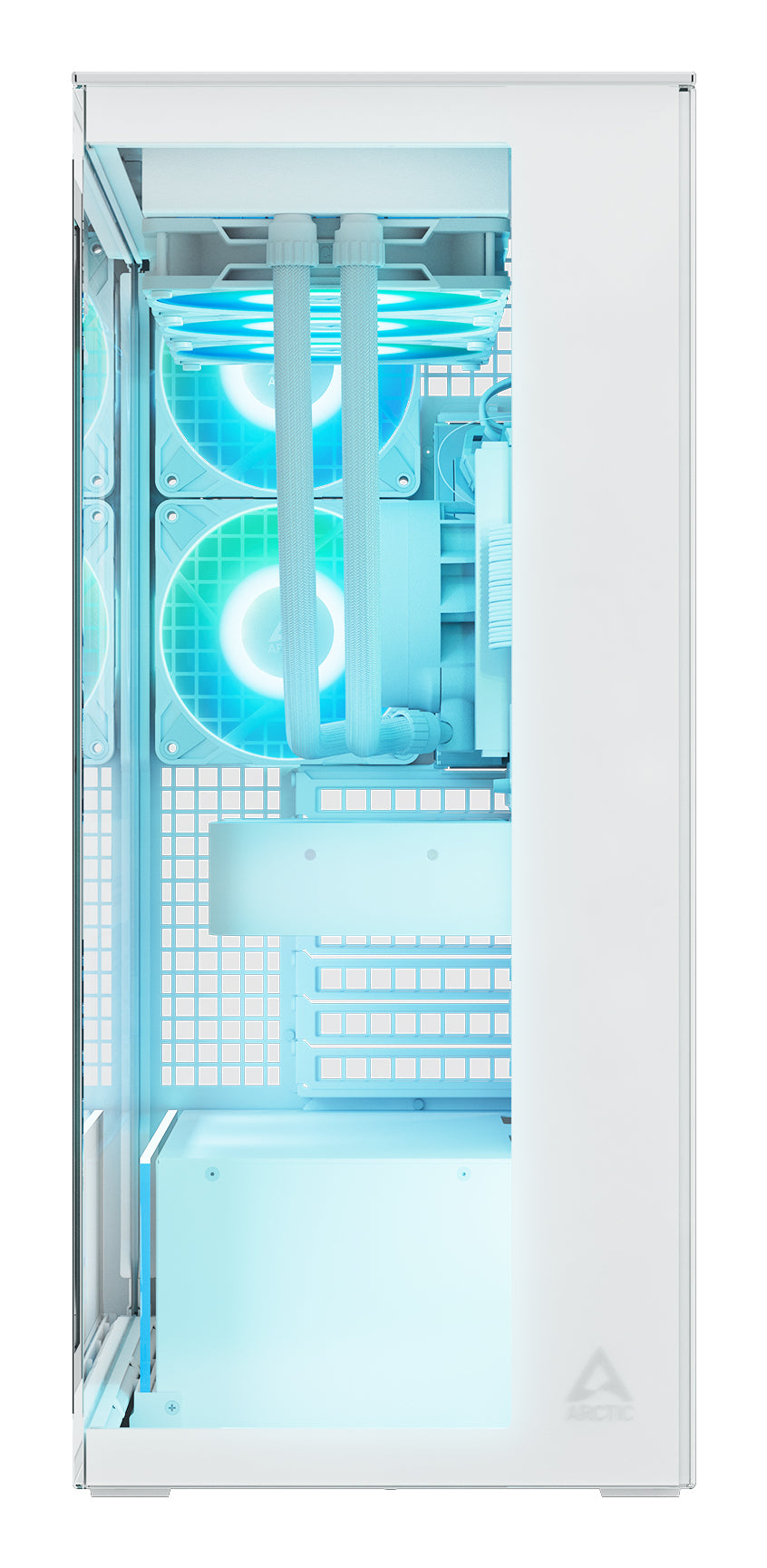 Boitier Grand-Tour E-ATX Arctic Xtender RGB avec panneaux vitrés (Blanc)