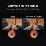 Ecran 25" BenQ Zowie XL2566X+ Full HD 400Hz (Noir)