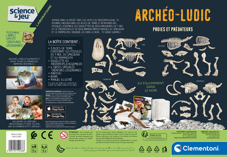Clementoni - Science & Jeu - Archéo Ludic - Proies et Prédateurs
