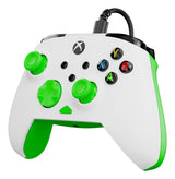 Manette de jeu - Xbox Series X|S, Xbox One et PC - Rematch Core - RGB - Filaire - Blanc / Vert - TURTLE BEACH