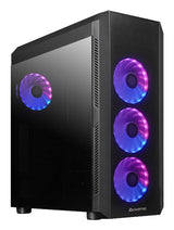 Boitier Moyen Tour ATX Chieftec Scorpion 4 RGB avec panneau vitré (Noir)