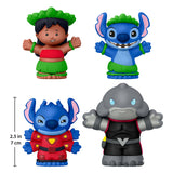Figurines Lilo et Stitch, Little People, Coffret Disney 4 figurines, JFC77, Des 3 ans