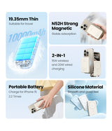 Batterie externe - UGREEN - 10,000 mAh - MagSafe - 20W - Creme