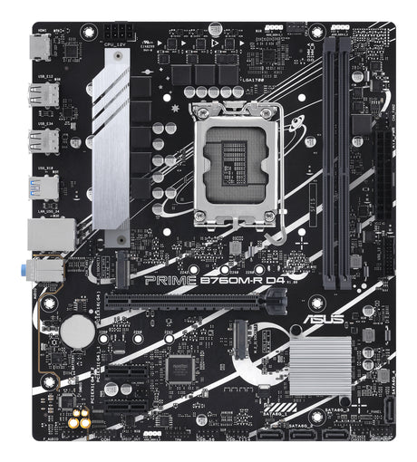 Carte mere - ASUS - PRIME B760M-R D4 - Intel B760 LGA 1700 micro ATX