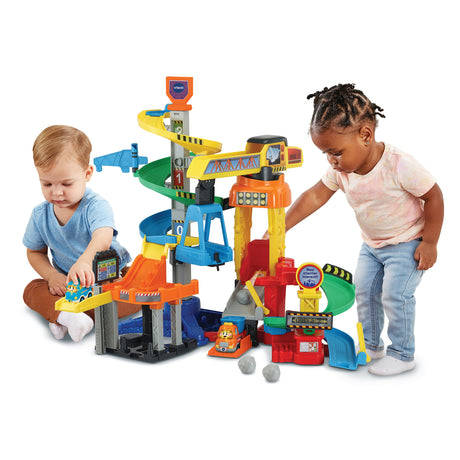 VTECH TUT TUT BOLIDES - Maxi chantier interactif - Grue rotative - 1 a 5 ans