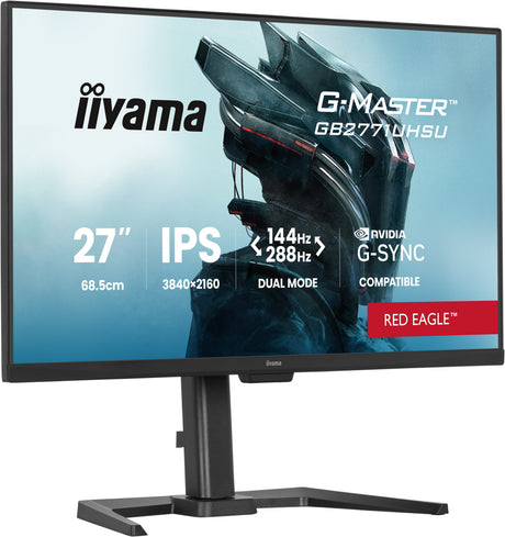 Ecran PC Gamer - IIYAMA -  27 - 144Hz - Dalle Fast IPS - 0,8ms - GB2771UHSU-B1