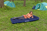 Matelas gonflable camping - BESTWAY - 1 place -185x76x22 cm avec pompe a pied intégrée