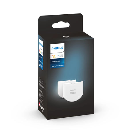 Module d'interrupteur mural - PHILIPS HUE - Pack de 2 - Blanc - Compatible Alexa - Intérieur