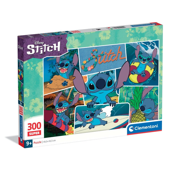 Puzzle Stitch 300 pieces Super, Pour enfants a partir de 3 ans, Theme dessins animés, CLEMENTONI