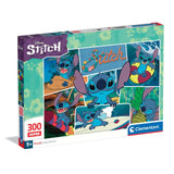 Puzzle Stitch 300 pieces Super, Pour enfants a partir de 3 ans, Theme dessins animés, CLEMENTONI