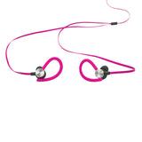 Ecouteurs Sport Waterproof Rose Intra-auriculaire, Tour d'oreille C ble plat