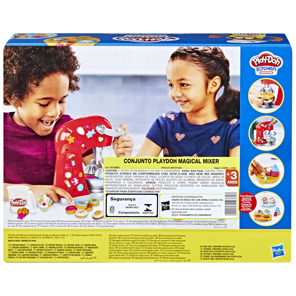 Play-Doh Robot pâtissier, jouet de pâte a modeler avec accessoires de cuisine factices, Kitchen Creations, Des 3 ans