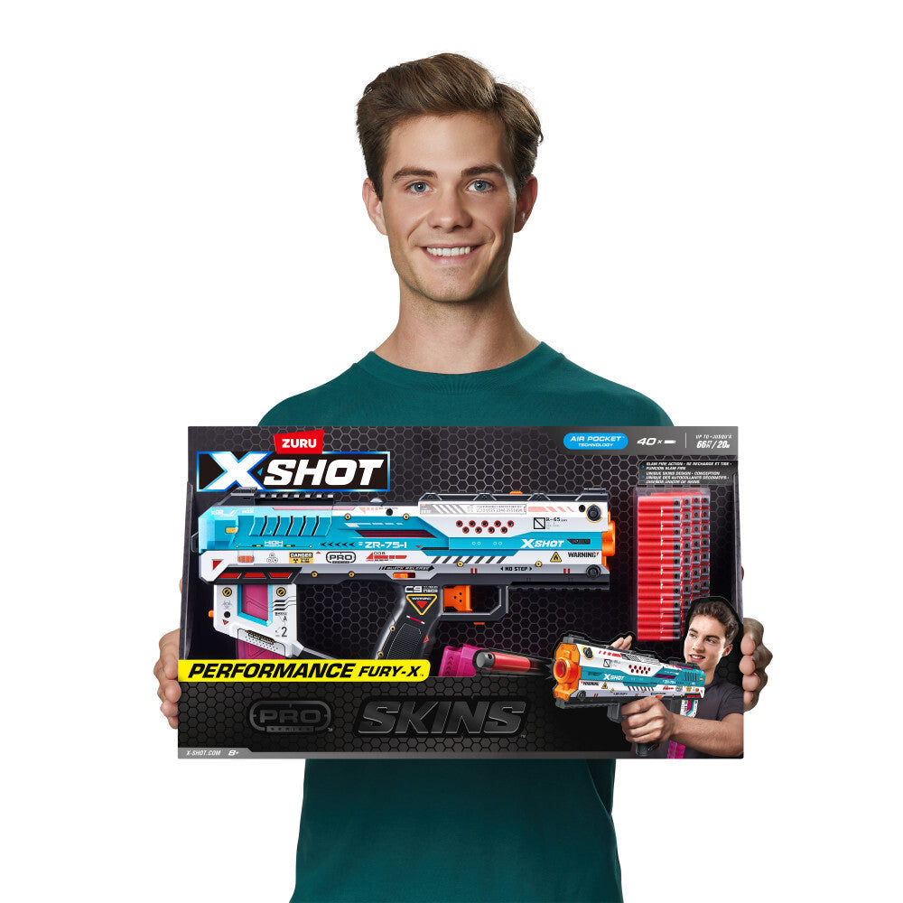 Pistolet - ZURU XSHOT - Pro Fury-X - 40 fléchettes