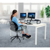 Kensington, Repose-Pieds SoleMate Ergonomique et Ajustable, Gris/Noir, 56145