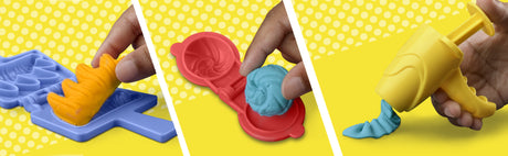 Play-Doh Salon de coiffure, coffret de pâte a modeler avec 6 pots, Classique, des 3 ans