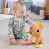 Fisher-Price-Mon Capybara Câlins-Peluche Anneau De Dentition Et Hochet - Des 3 mois- HYR54
