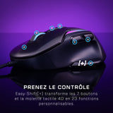 Souris gaming sans fil - Turtle Beach Kone™ II - Ultra légere - Noir, 26 000 DPI, 23 fonctions personnalisables
