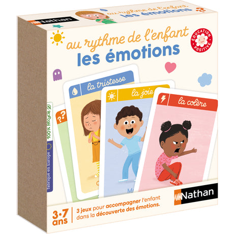 Jeu de cartes des émotions NATHAN