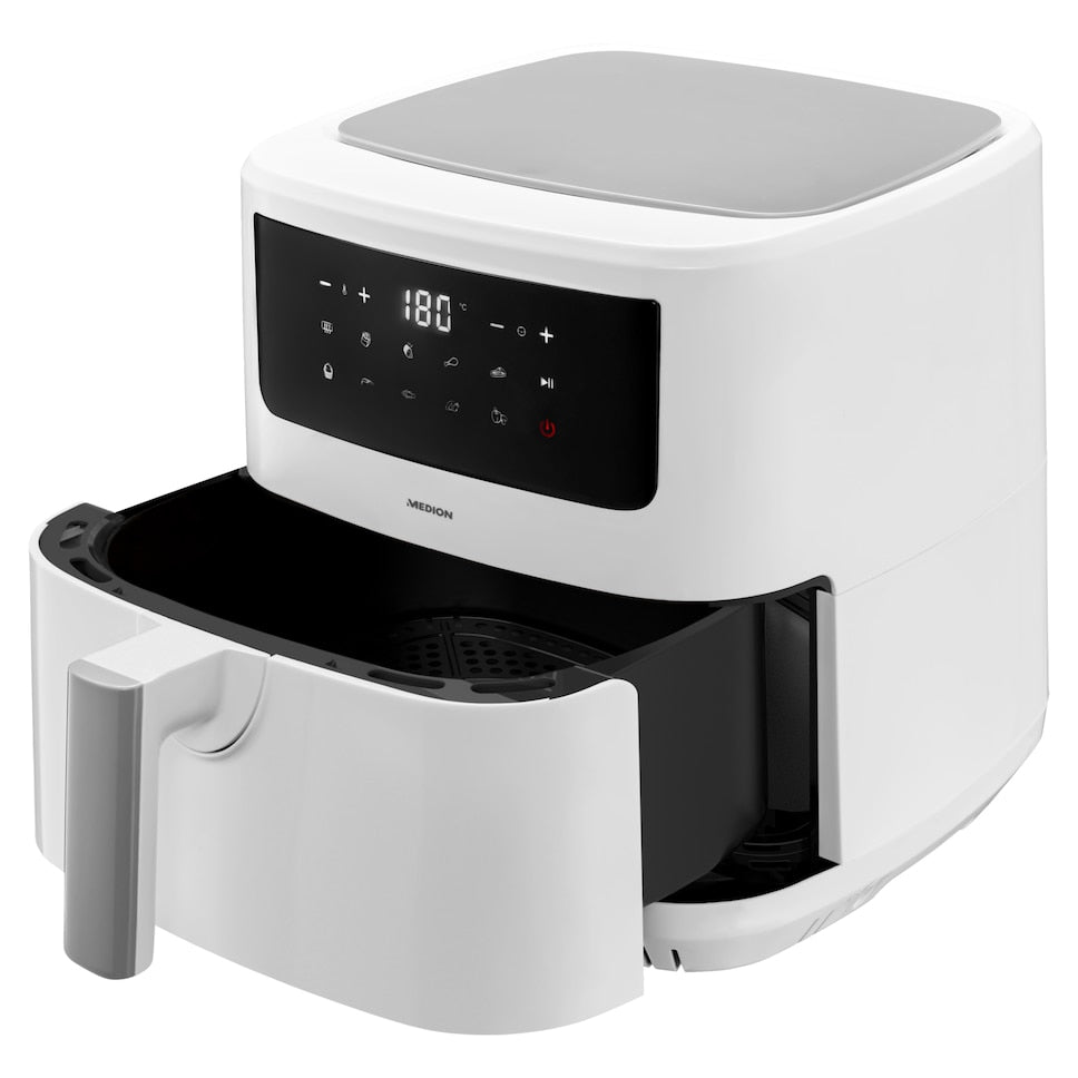 Friteuse a Air Chaud - MEDION - 50073000 - 2150 W - Ecran tactile - 9 programmes - Blanc
