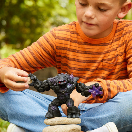 Figurine Monstre des Ténebres, Pierre, Schleich 70158 ELDRADOR CREATURES, Créature mythique avec bras et torse mobiles, Des 7 ans