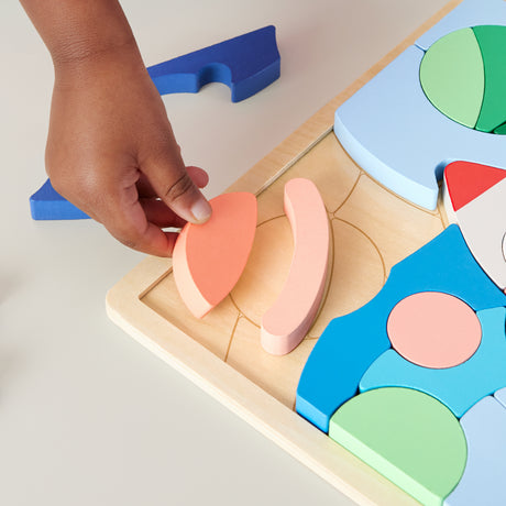 FISHER-PRICE Puzzle en Bois L'Espace-Puzzle 42 pieces pour les petits - Fisher-Price - HXY42