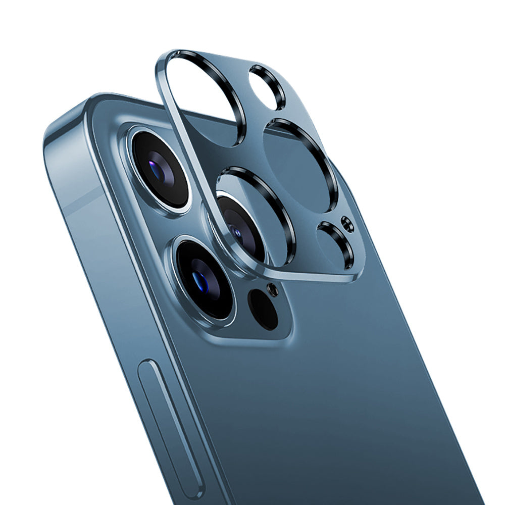 WE Protection dobjectifs appareil photo IPHONE 13 PRO Bleu alpin