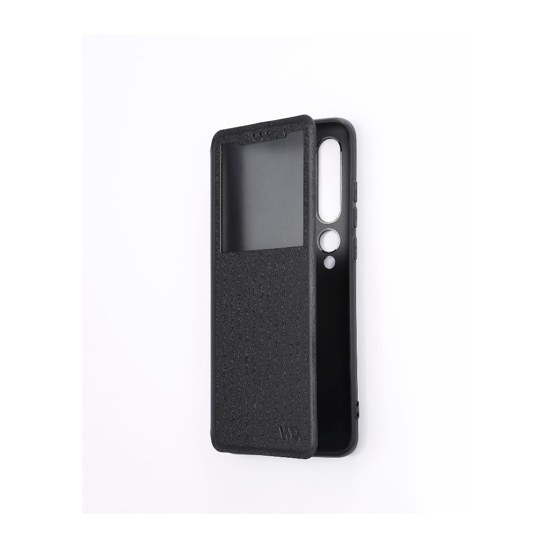 WE Etui folio CLASSIQUE XIAOMI MI 10 PRO Noir - Avec fen tre