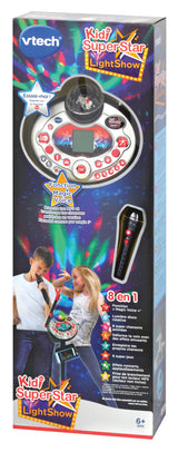 VTECH - Kidi Superstar Lightshow Noir - Micro Karaoké Enfant